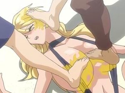 檻の中でモンスターに凌辱異種姦される巨乳美女！！見世物ファックされて子種ザーメン大量出される！！